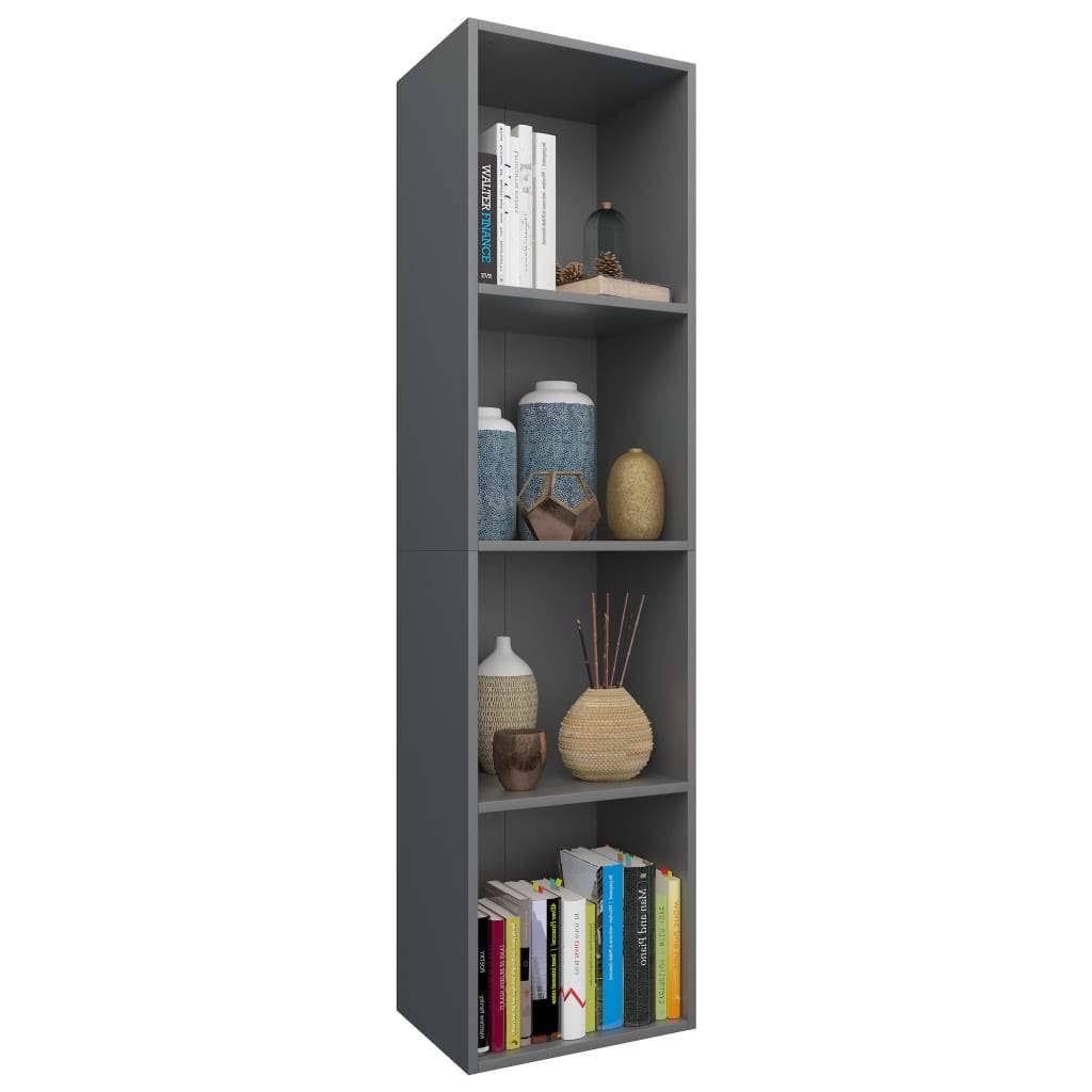 Black Chipboard Book Cabinet TV Cabinet I743