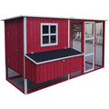 87 inch Wood Chicken Coop D78031