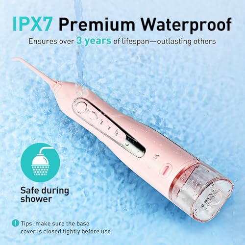 Cordless Water Dental Flosser 300ML Rechargeable IPX7 Waterproof R282745