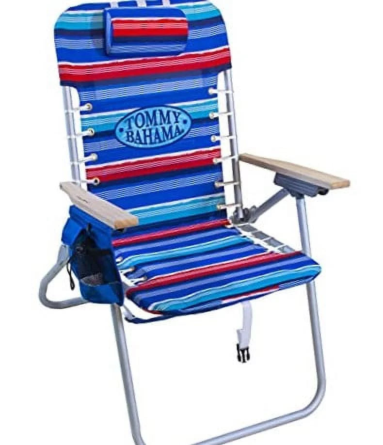 Portable Folding Chair 17" Red/Blue I172425