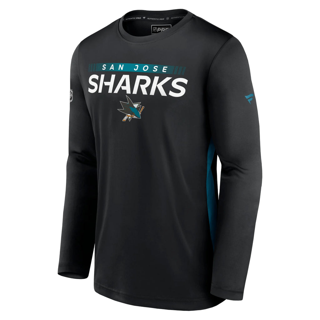 Men's Black Long Sleeve Performance T-Shirt U658913
