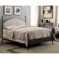 Queen Fabric and Metal Bed O361