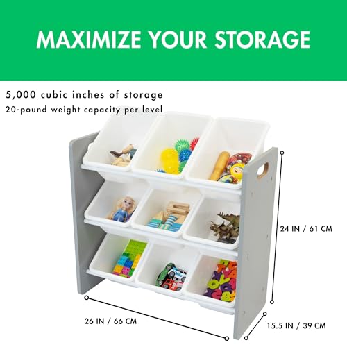 12-Bin Toy Organizer with Chalkboard M99047