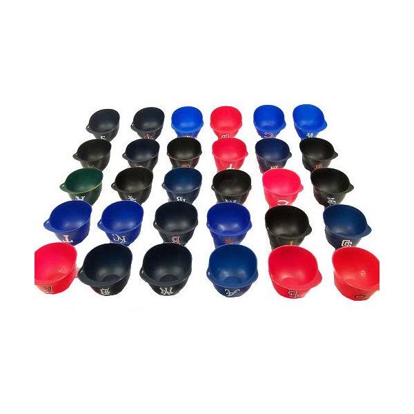 Mini Baseball Helmet Ice Cream Snack Bowls Q10489