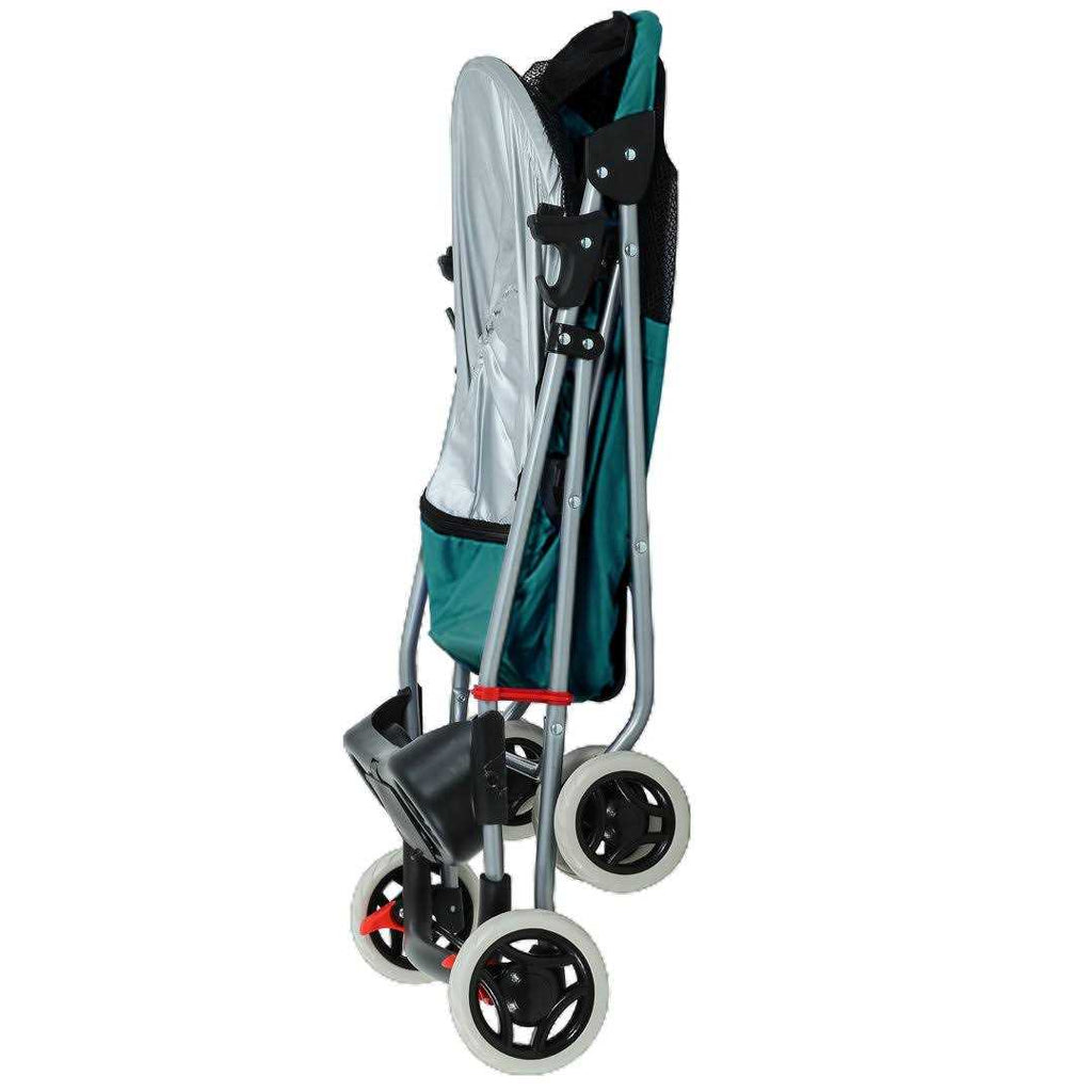 Teal Folding Pet Stroller X2345