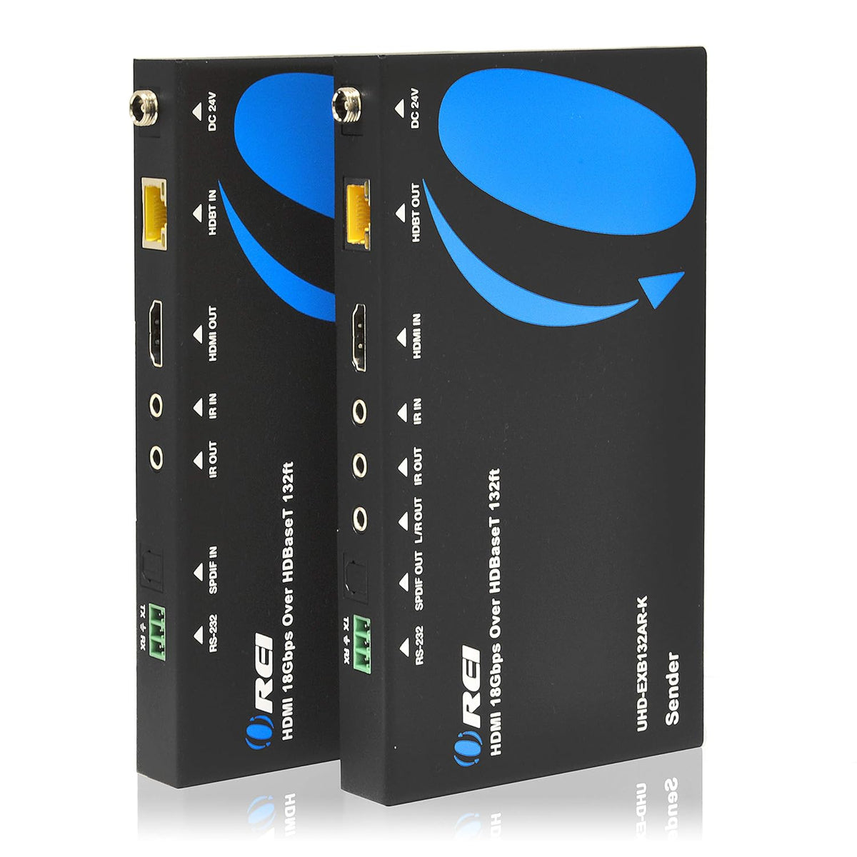 4K HDMI Extender Balun Over Single CAT5e/6/7 Cable F400