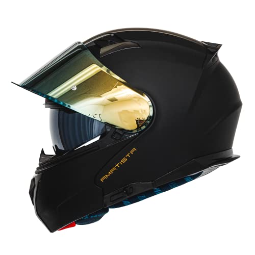 Matte Black Modular Motorcycle Helmet B795785