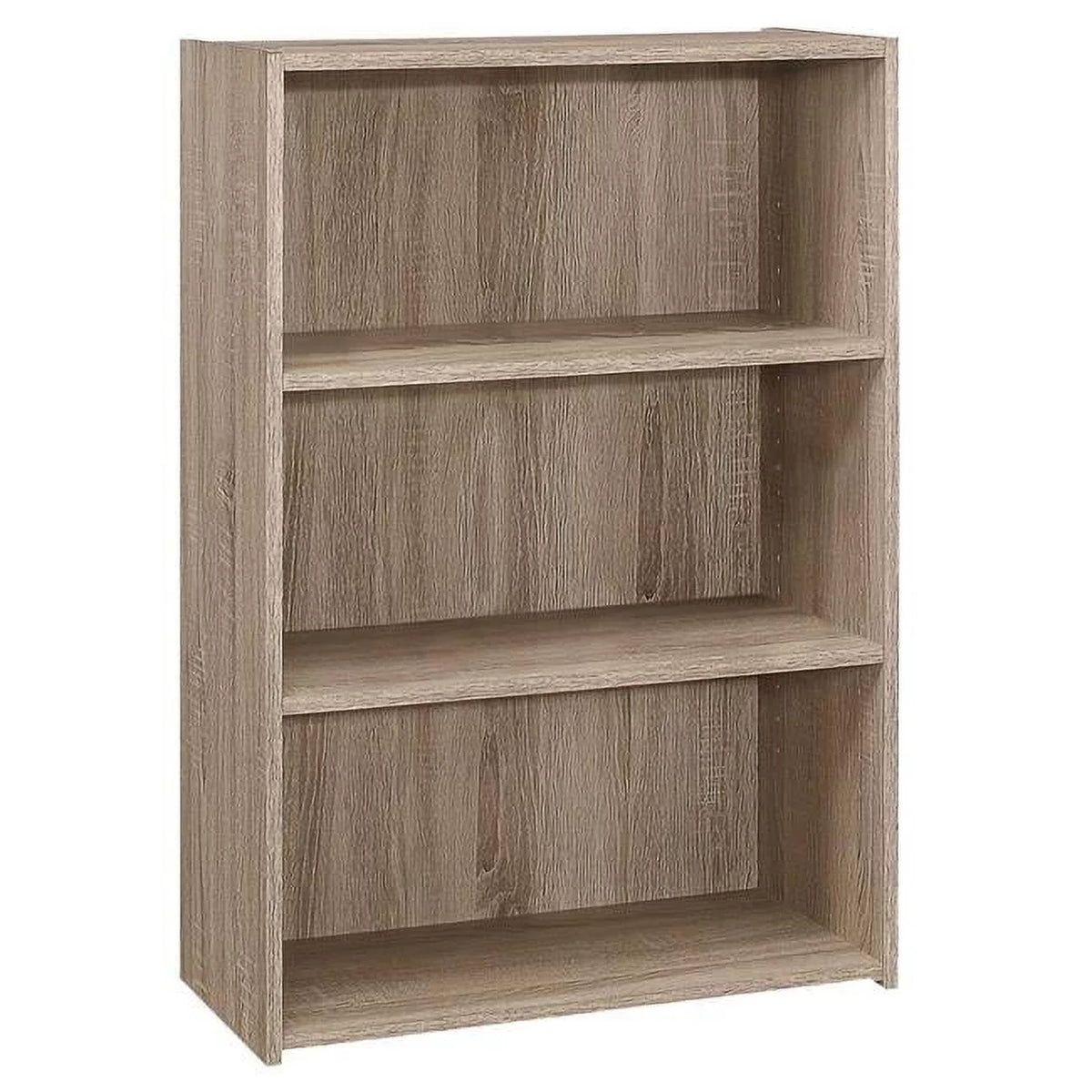 Dark Taupe 3 Shelf Bookcase T5783