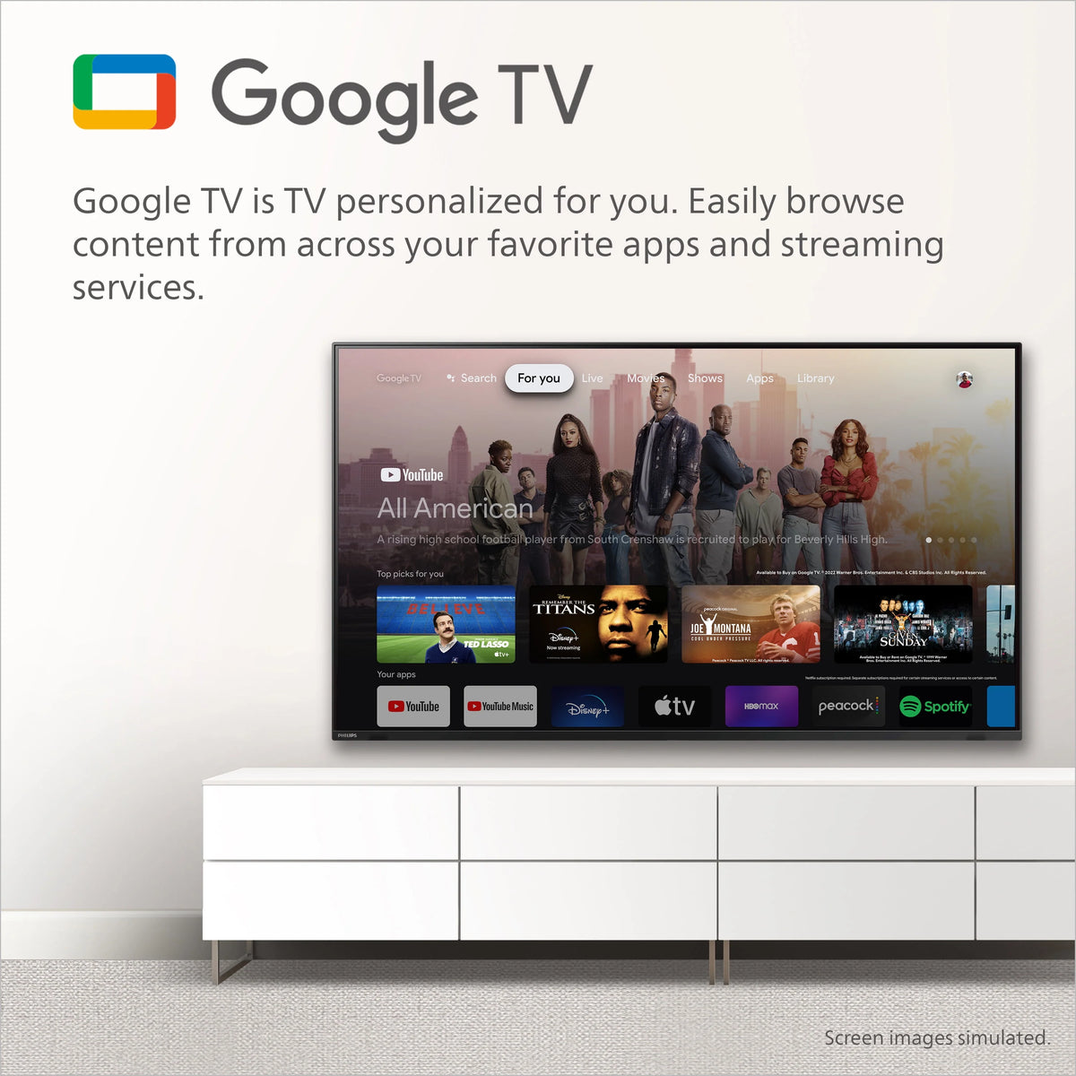 55 Class 4K Ultra HD Google Smart LED TV P2522