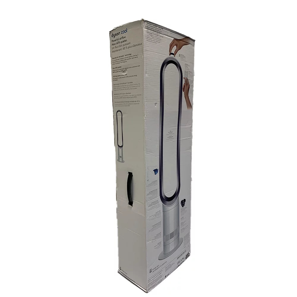White Silver Tower Fan Q10018