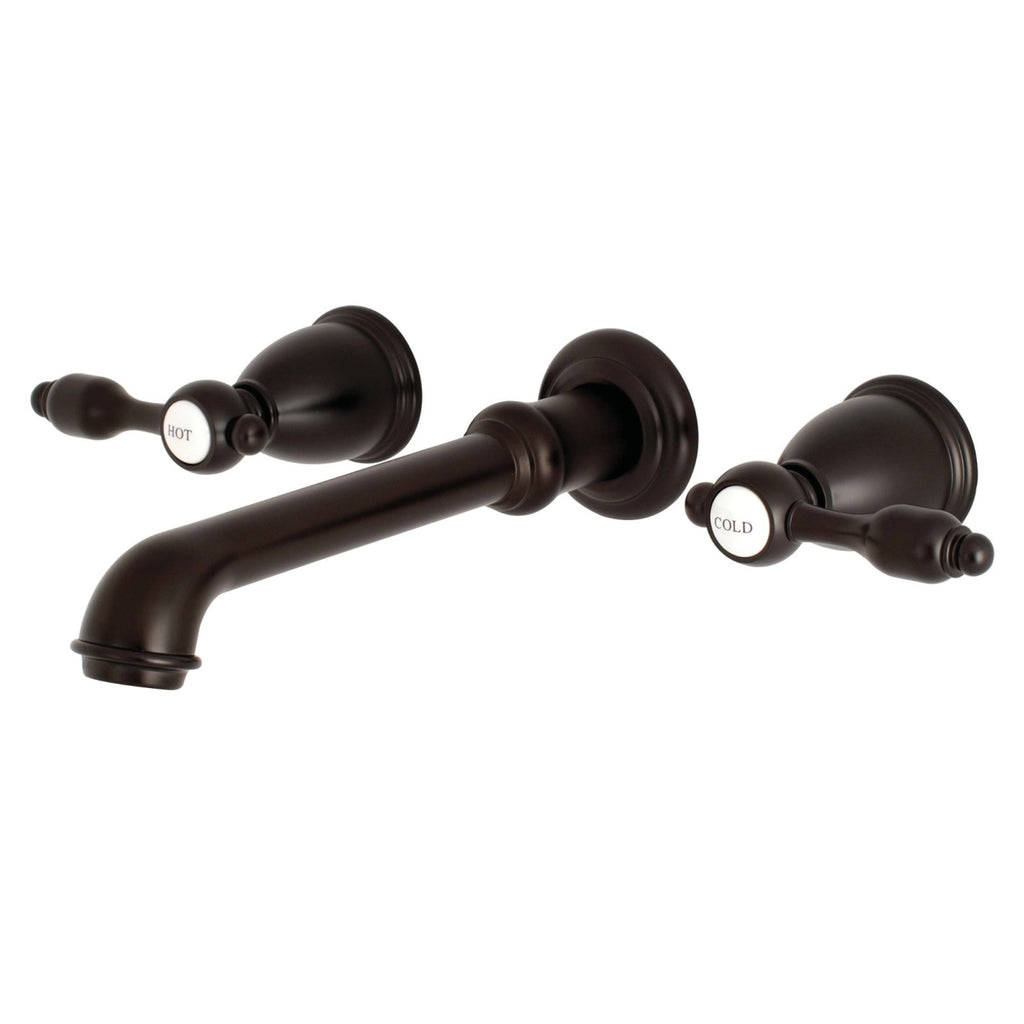 2-Handle Wall Mount Roman Tub Faucet, Oil Rubbed Bronze S4599
