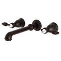 2-Handle Wall Mount Roman Tub Faucet, Oil Rubbed Bronze S4599