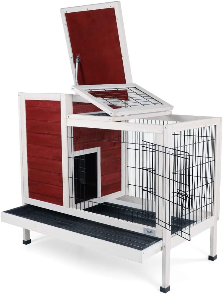 Rabbit Hutch with Pull Out Tray X28891