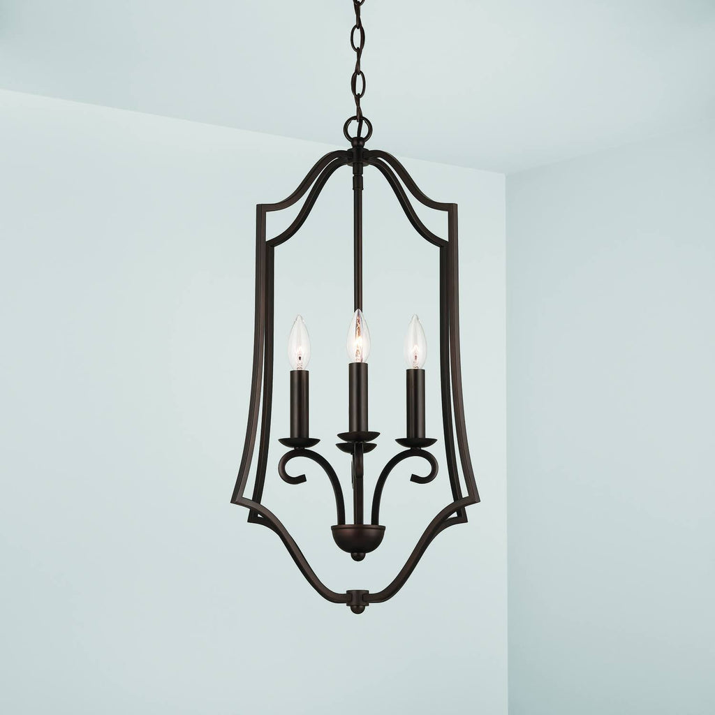 4 Light Bronze Foyer Light D5155
