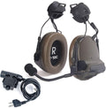 Tactical Headset with Rotatable Adapter and Push-to-Talk I461285