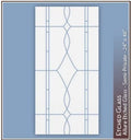 Etched Glass Semi-Private Window Film 24" W X 48" H W9100