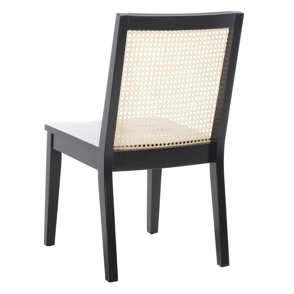 Black Natural Set of 2 Dining Chair O8593