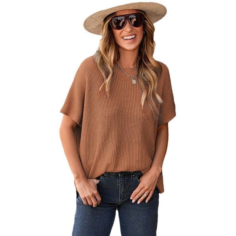 Oversized Loose Knitted Top C689