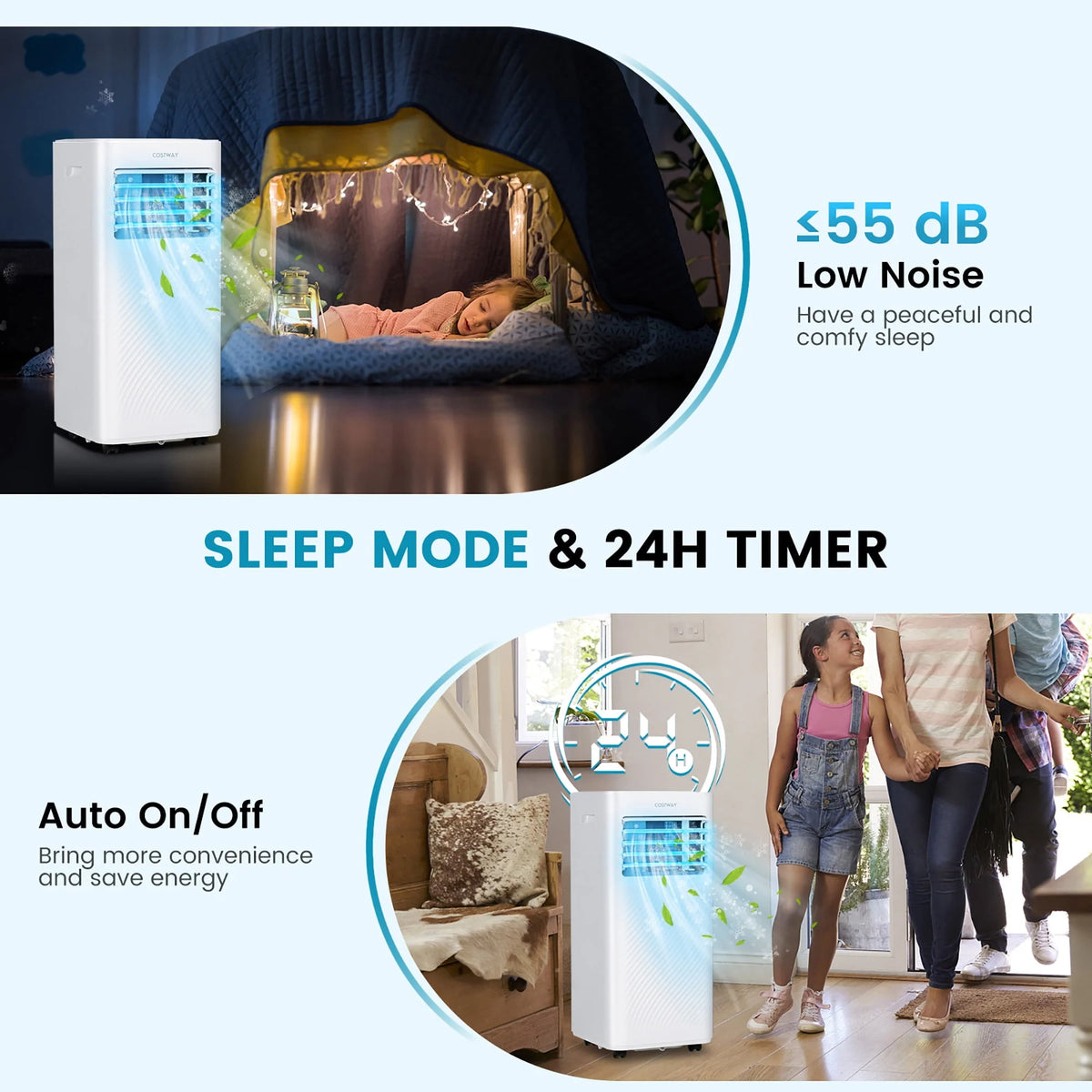 10000 BTU 4-in-1 Portable Air Conditioner K7099