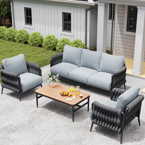 6-Piece Outdoor Patio Furniture Set with Coffee Table Q432592