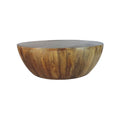 36 Inch Round Mango Wood Coffee Table C61197