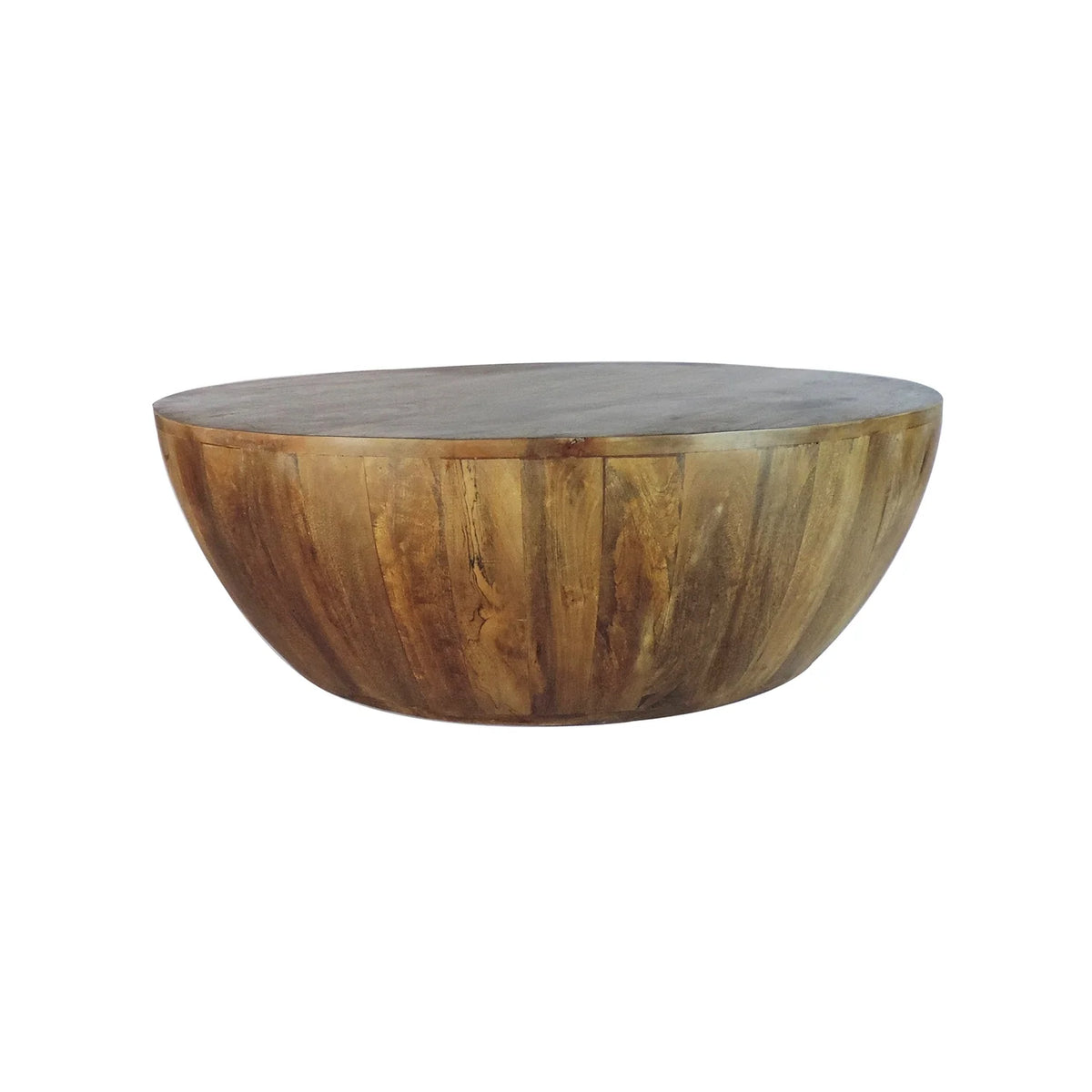 36 Inch Round Mango Wood Coffee Table C61197