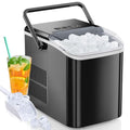 Portable Self-Cleaning Countertop Ice Maker 26.5Lbs/24H Black D5659