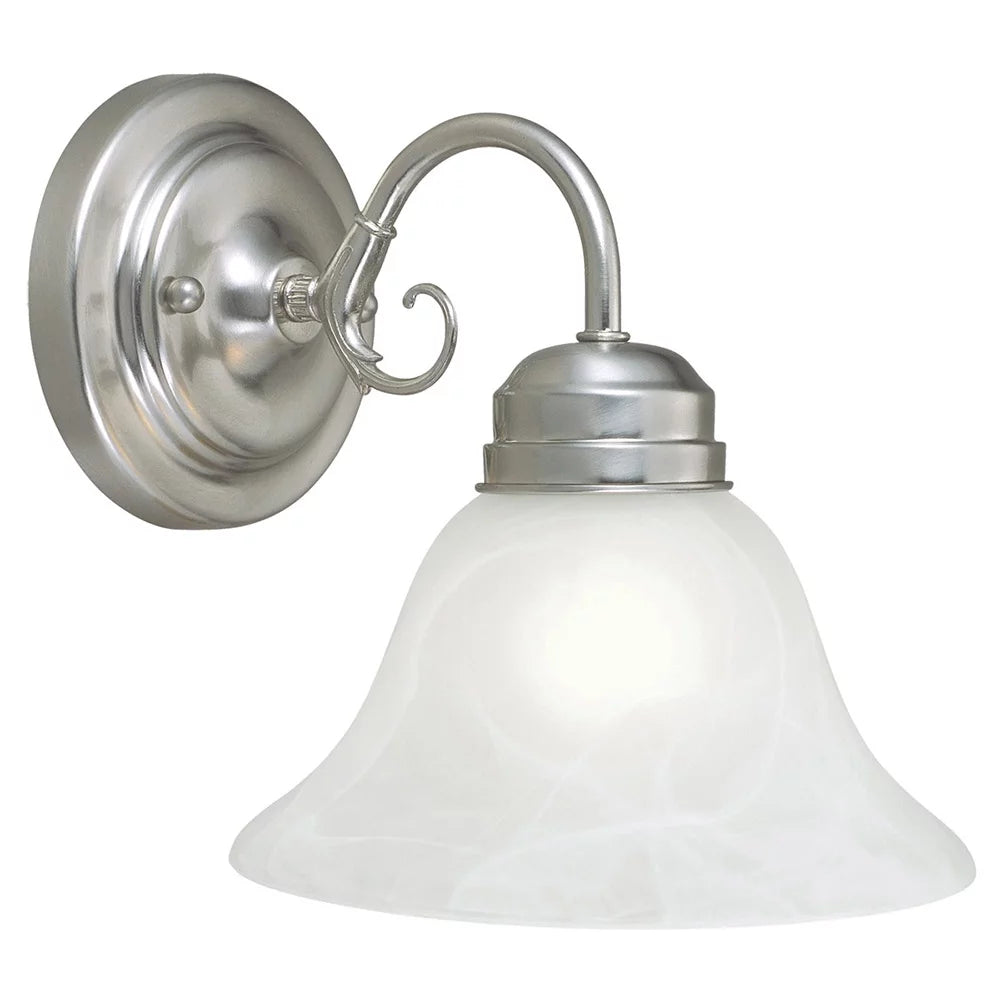 1-Light Alabaster Glass Wall Light S2703