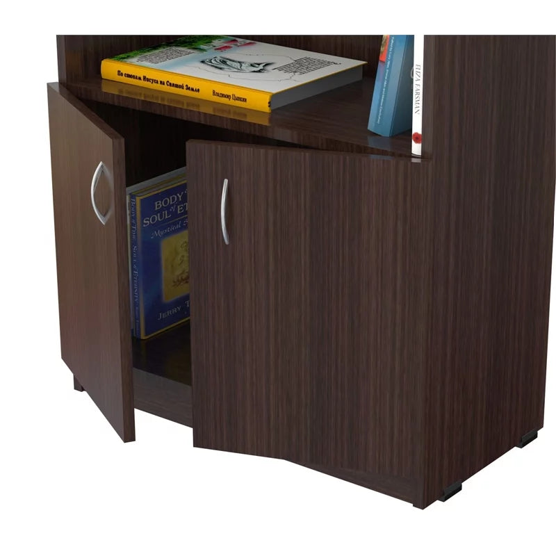 Computer Desk with Hutch and 3 Shelf Bookcase H72520