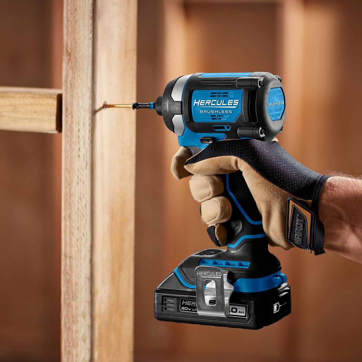 20V Brushless Cordless 1/4 in. 3-Speed Impact Driver Kit with 2 Ah Battery and Charger P39550