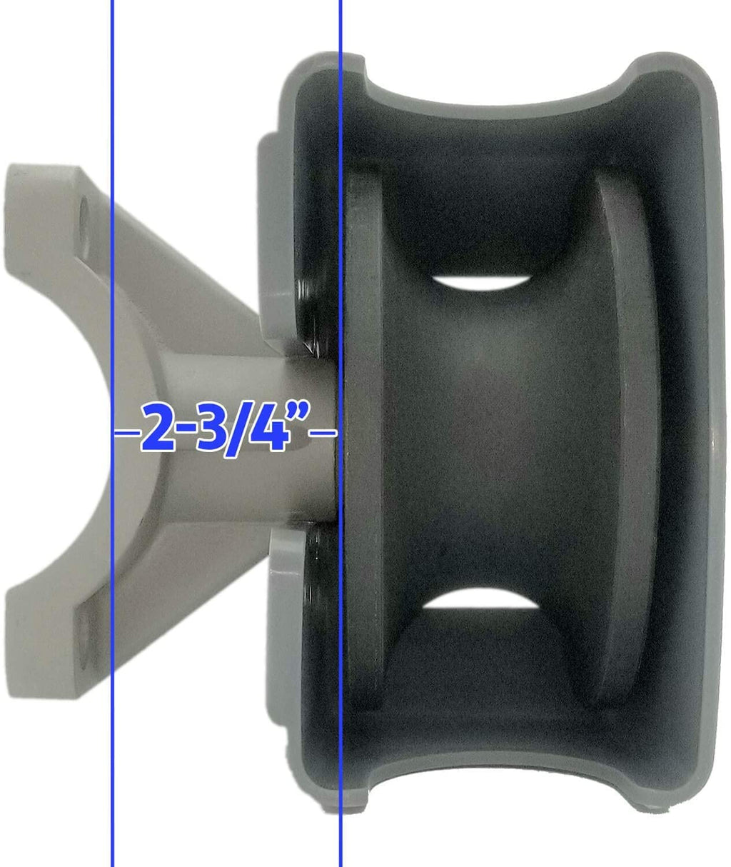 Nylon Sliding Gate Rollers for Round Post, Pack of 4 D7563