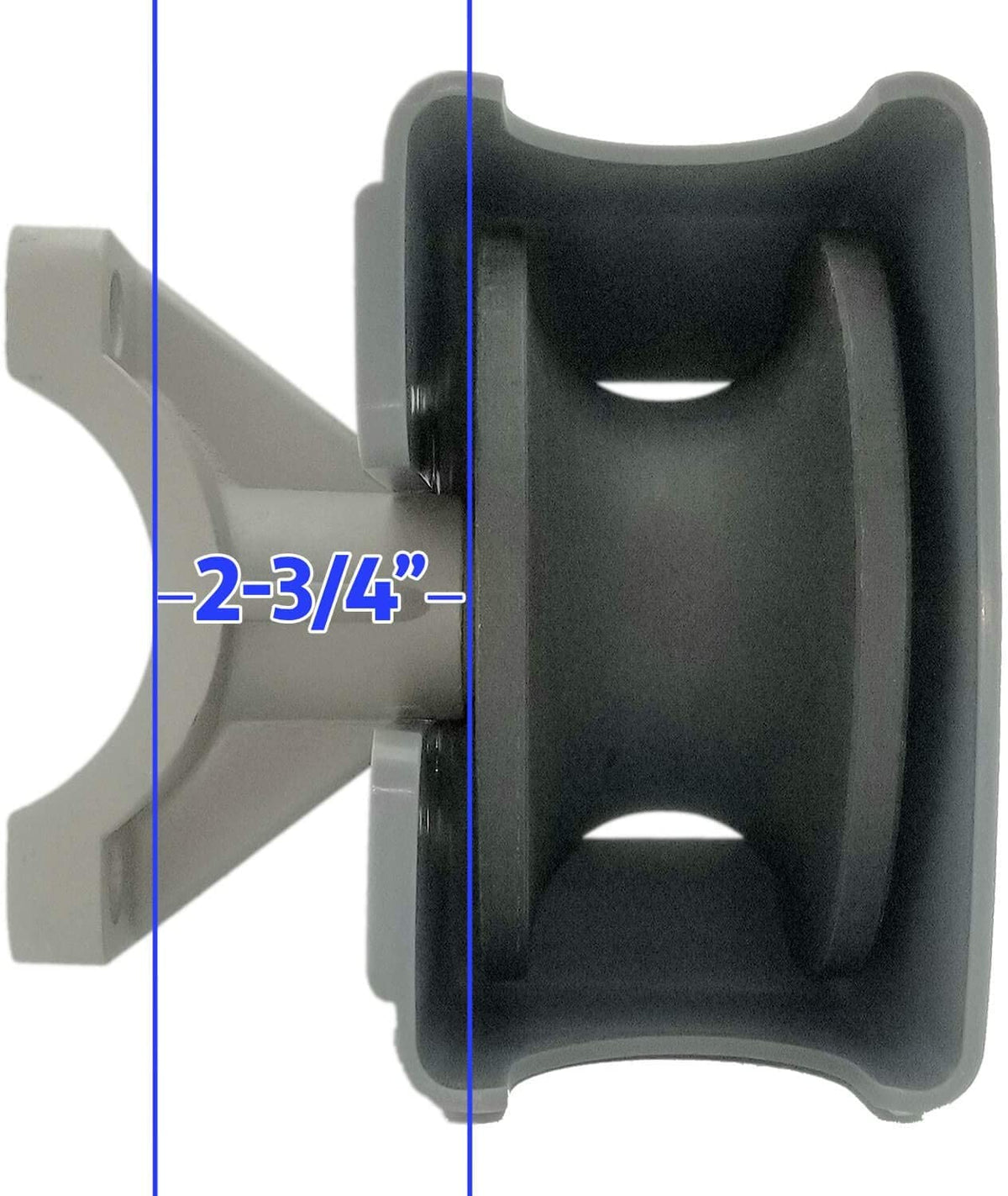 Nylon Sliding Gate Rollers for Round Post, Pack of 4 D7563