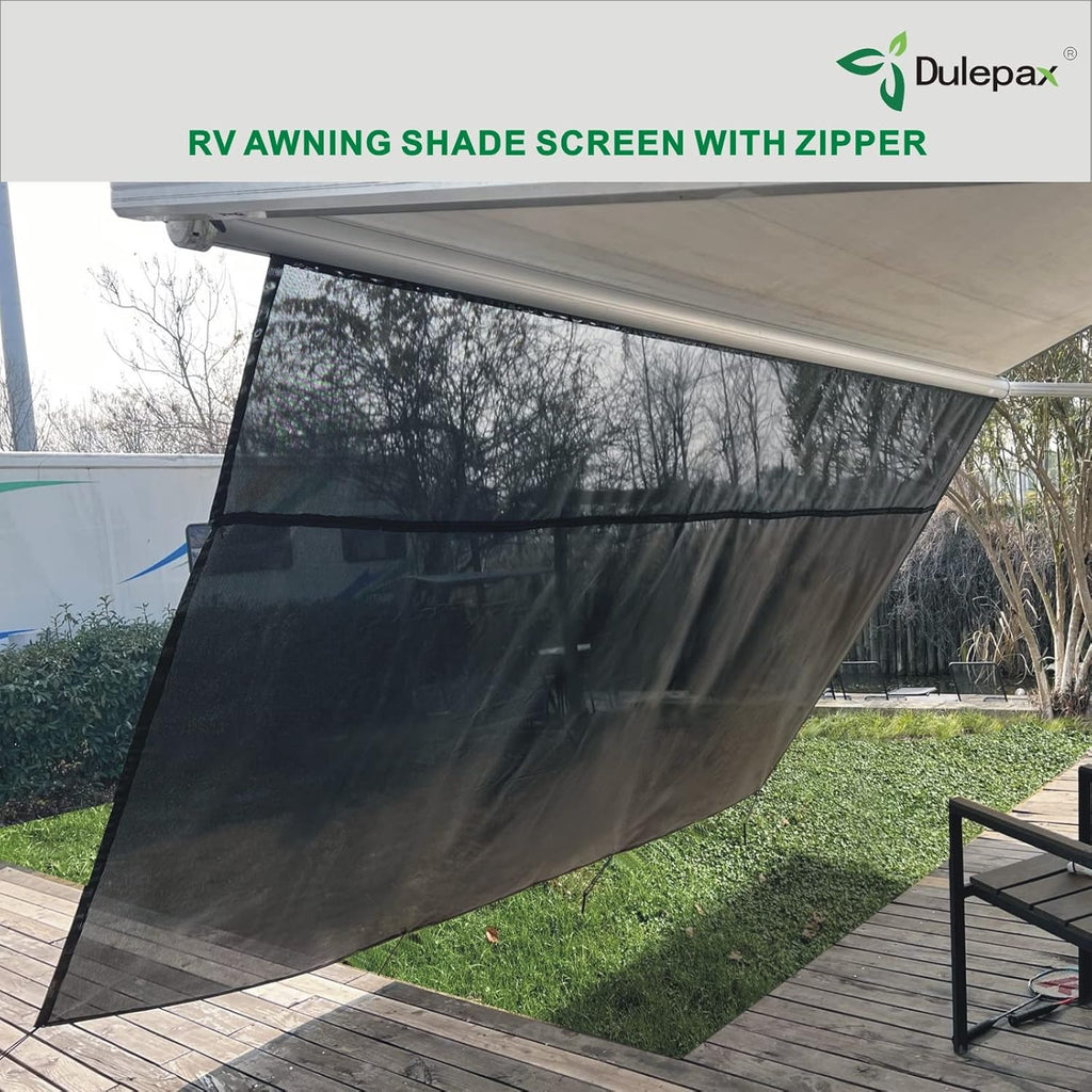 RV Awning Shade Screen with Zipper 8'X10'3'' T347100