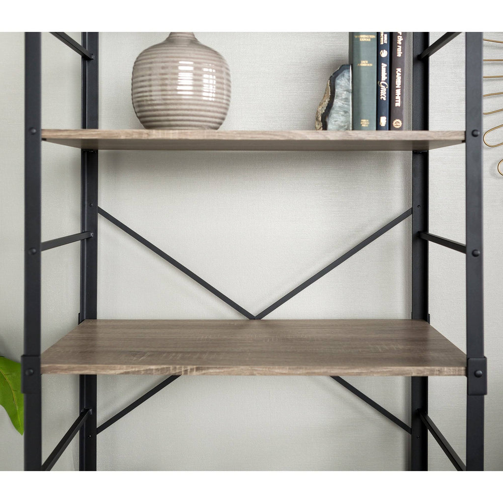 64-inch Driftwood Bookshelf X78247