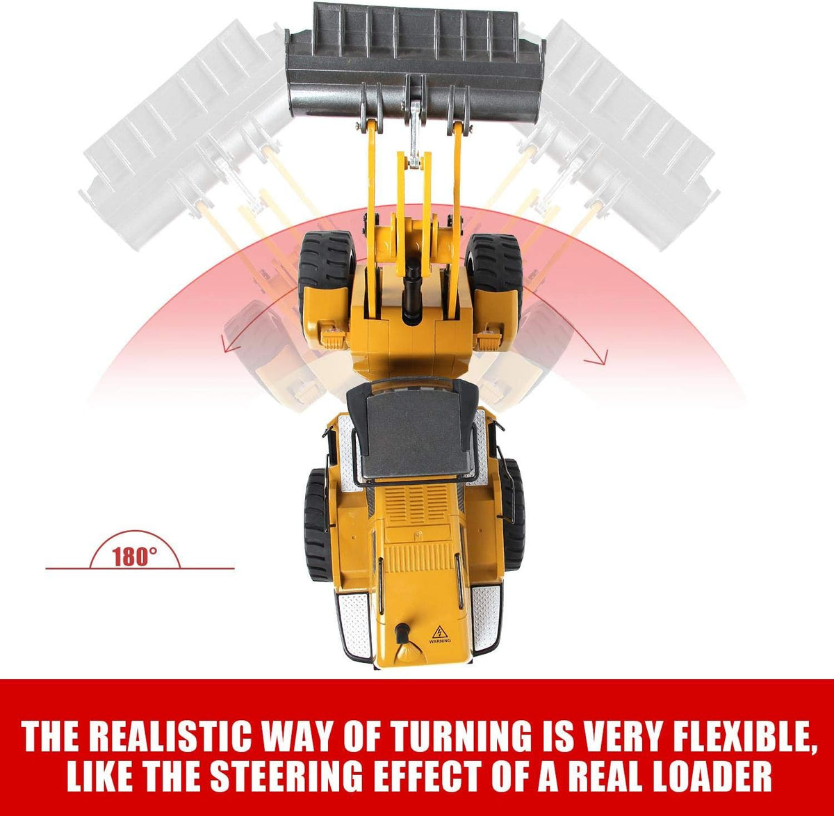 1:14 Metal Remote Control Construction Loader R4693