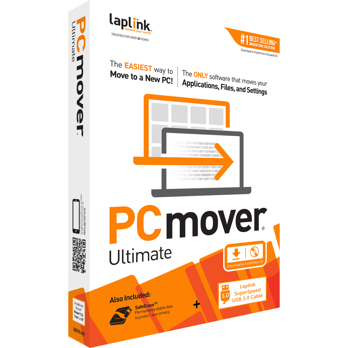 PCmover v.11.0 Ultimate with USB 3.0 Cable W466