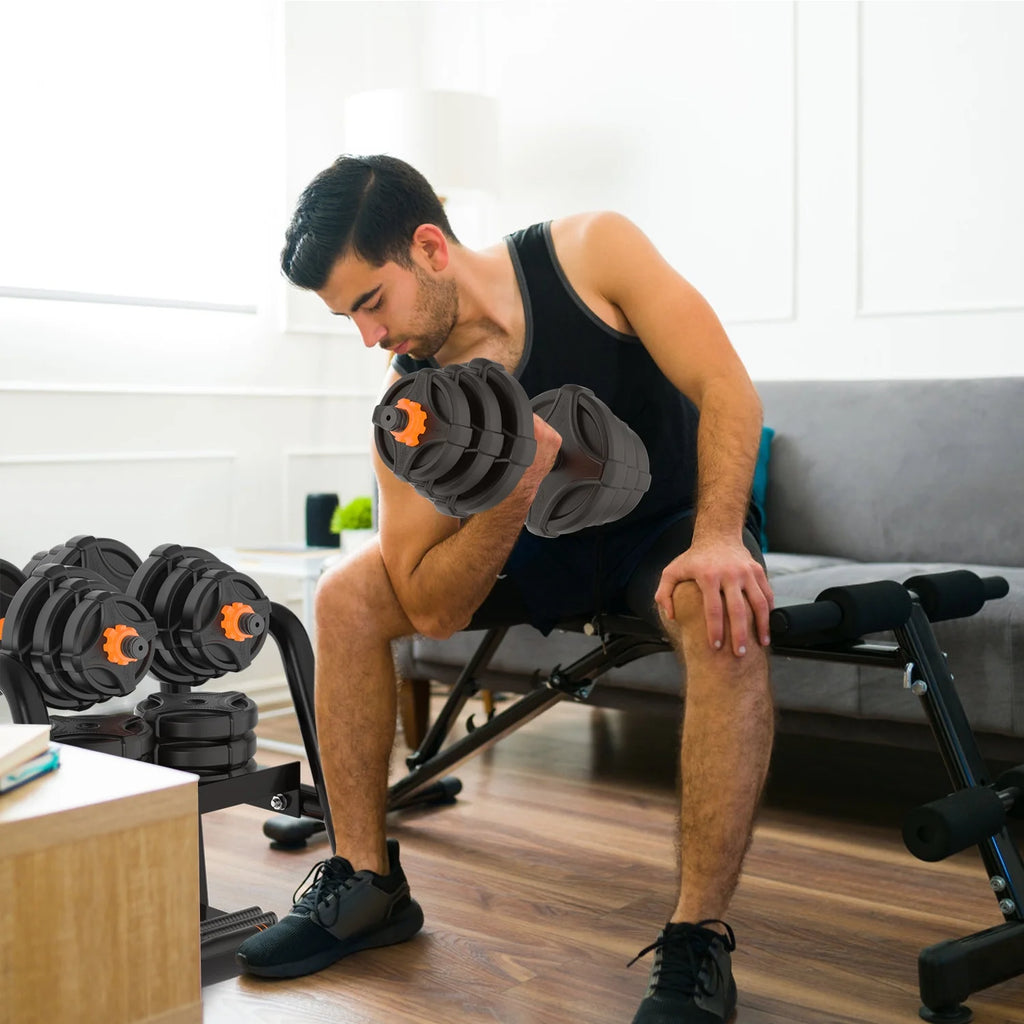Adjustable Weight Dumbbell Set 4 in 1 S5641