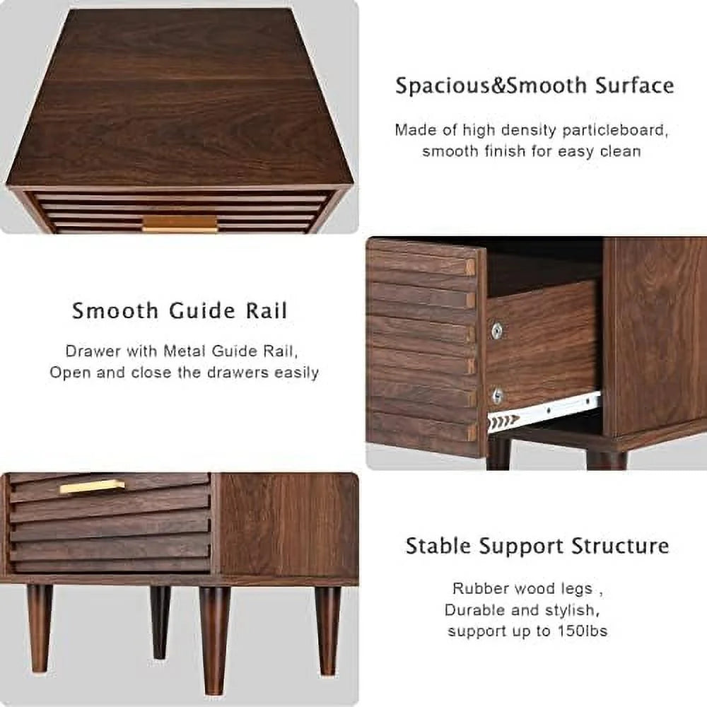 Set of 2 Nightstands with 2 Drawers N61269