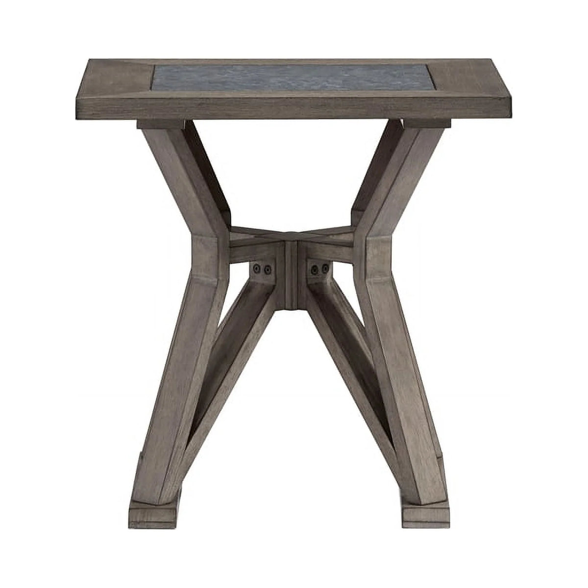Ash Gray Engineered Wood End Table X457