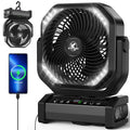20000mAh Rechargeable Camping Fan with Light J267008