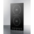 12" Wide 230V 2-Burner Induction Cooktop T807