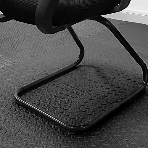 20 Pcs Black Interlocking EVA Foam Exercise Mats I3605