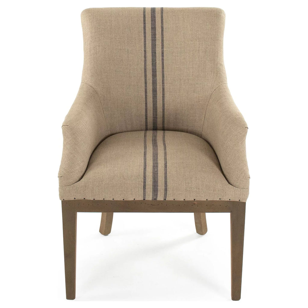Blue Stripe Deconstructed Arm Chair R757025