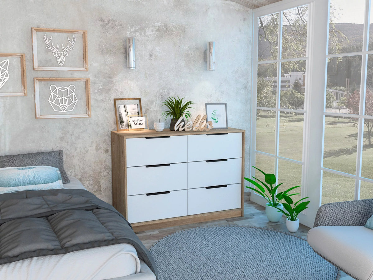 White Natural Pine Dresser D42878
