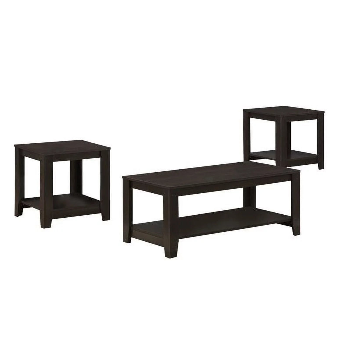 3 Piece Coffee Table Set in Cappuccino O5174
