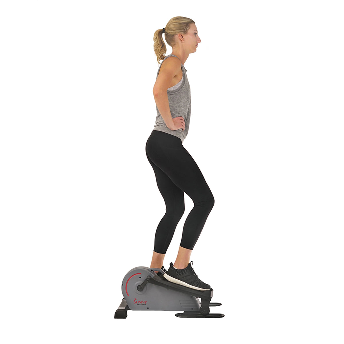 Compact Magnetic Standing Elliptical Machine with Handlebars Q656
