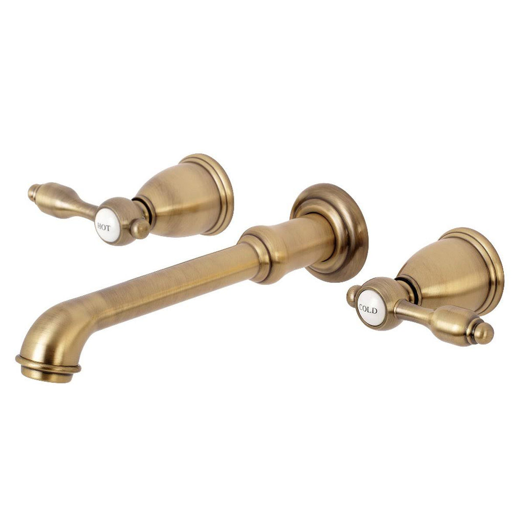 2-Handle Wall Mount Roman Tub Faucet, Oil Rubbed Bronze S4599