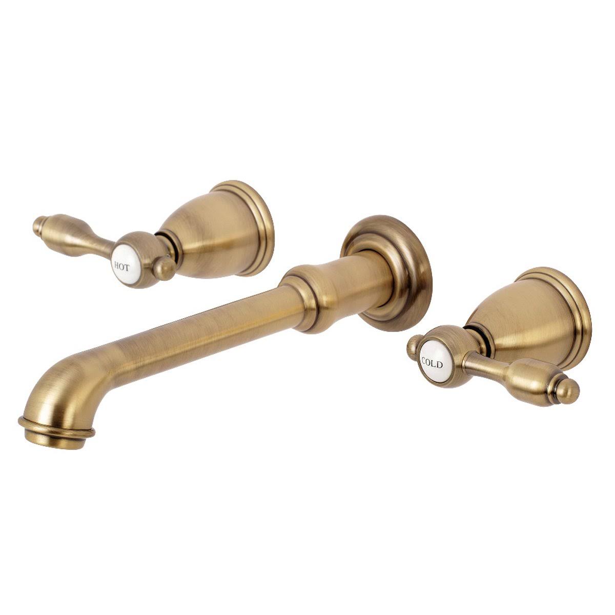 2-Handle Wall Mount Roman Tub Faucet, Oil Rubbed Bronze S4599