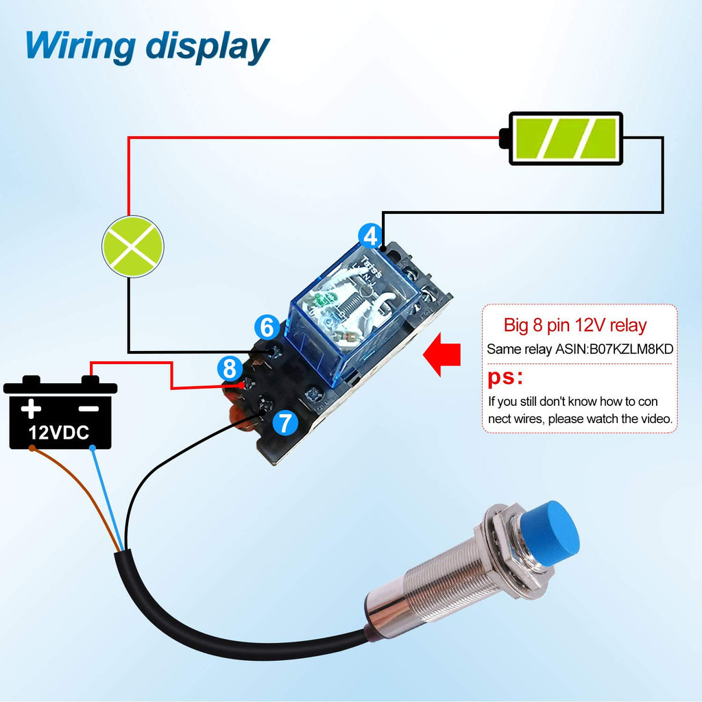 1-10mm Capacitance Proximity Sensor Switch PNP NO DC 6-36V 300mA M18 3-Wire Z961709