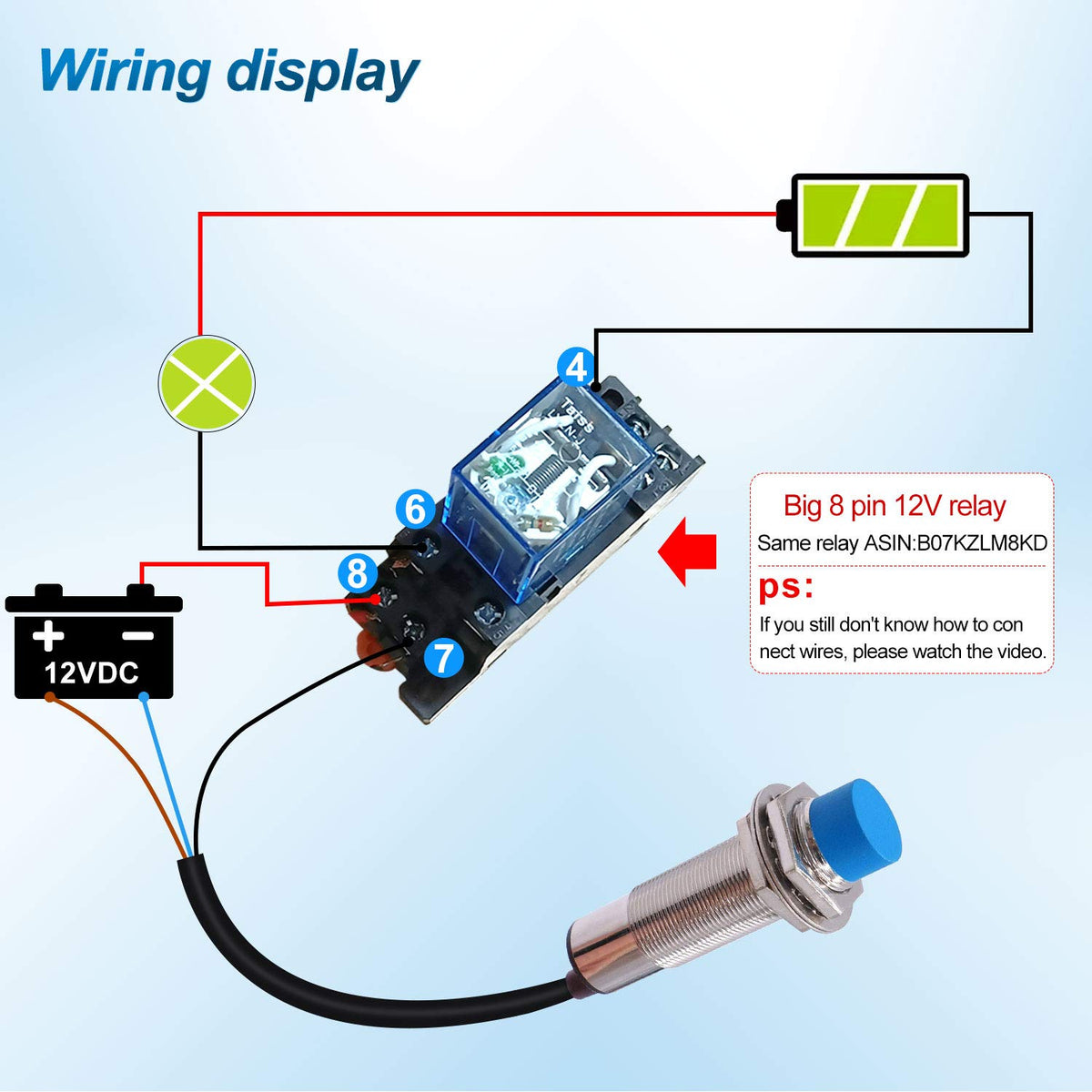 1-10mm Capacitance Proximity Sensor Switch PNP NO DC 6-36V 300mA M18 3-Wire Z961709